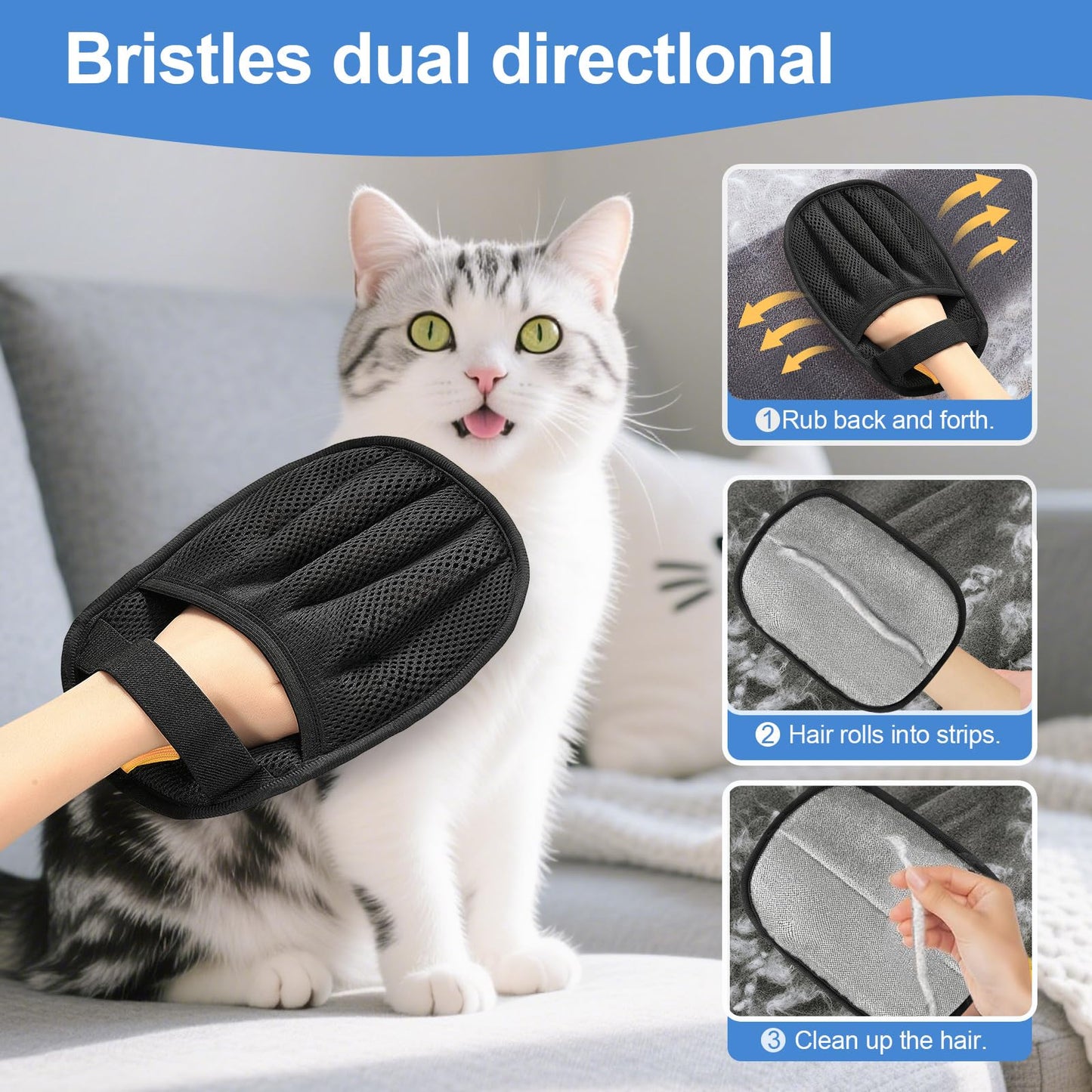 Professional Fabric & Hair Removal Mitt