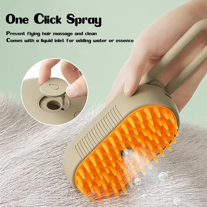 3-in-1 Electric Mist Grooming Brush