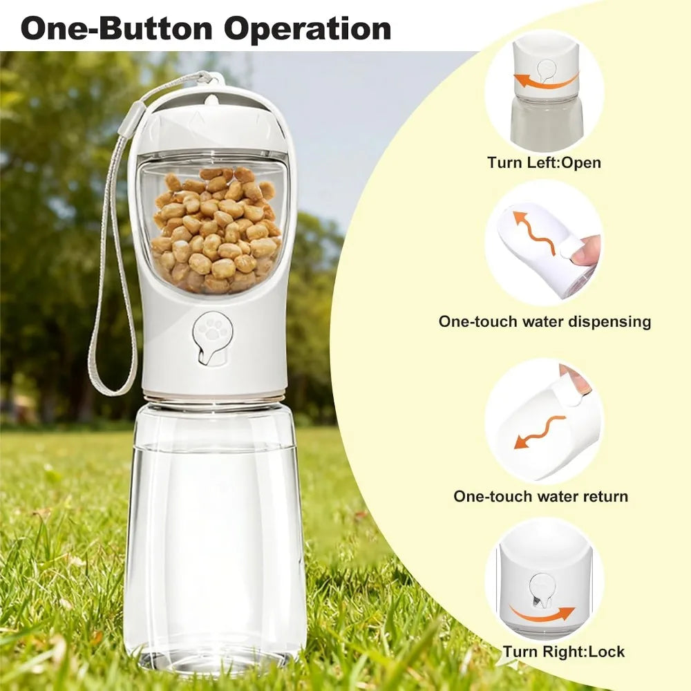Dual-Action Portable Pet Hydration System