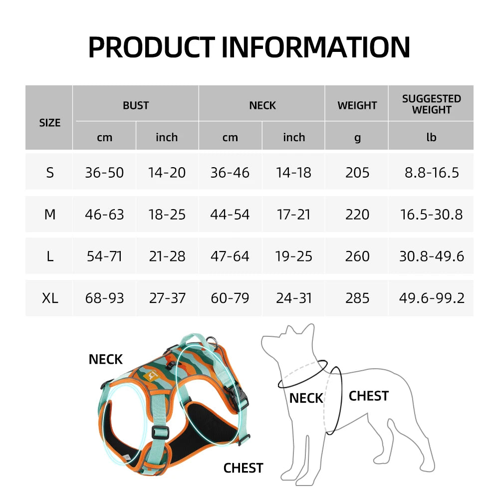 Tactical Reflective No-Pull Dog Harness