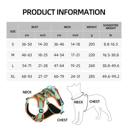 Tactical Reflective No-Pull Dog Harness