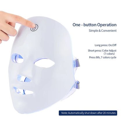 Professional 7-Color LED Therapy Mask