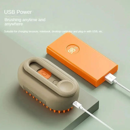 3-in-1 Electric Mist Grooming Brush