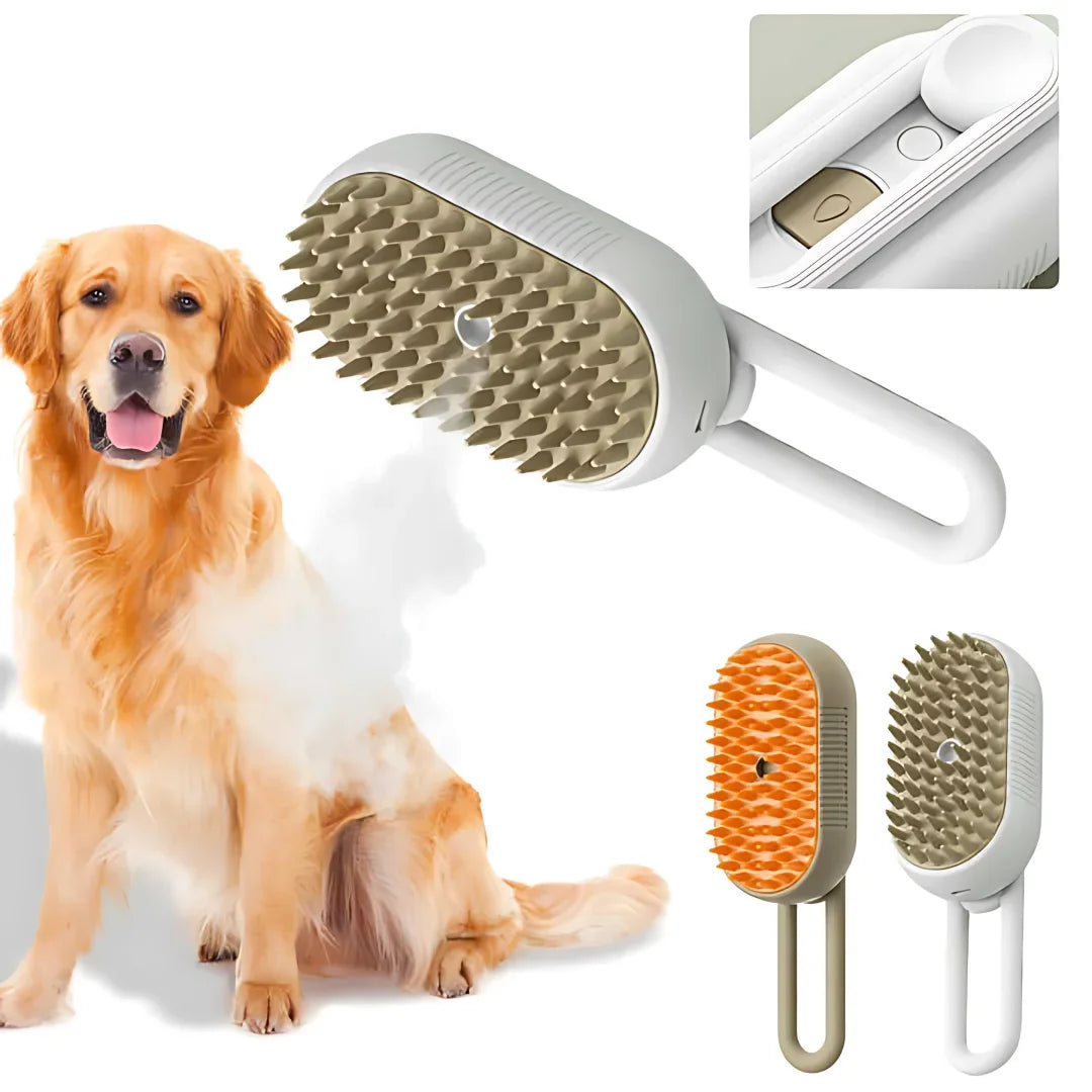 3-in-1 Electric Mist Grooming Brush