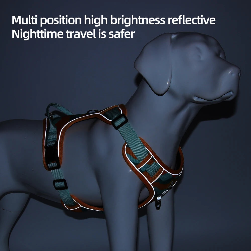 Tactical Reflective No-Pull Dog Harness