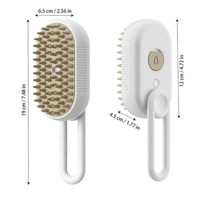 3-in-1 Electric Mist Grooming Brush