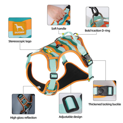 Tactical Reflective No-Pull Dog Harness