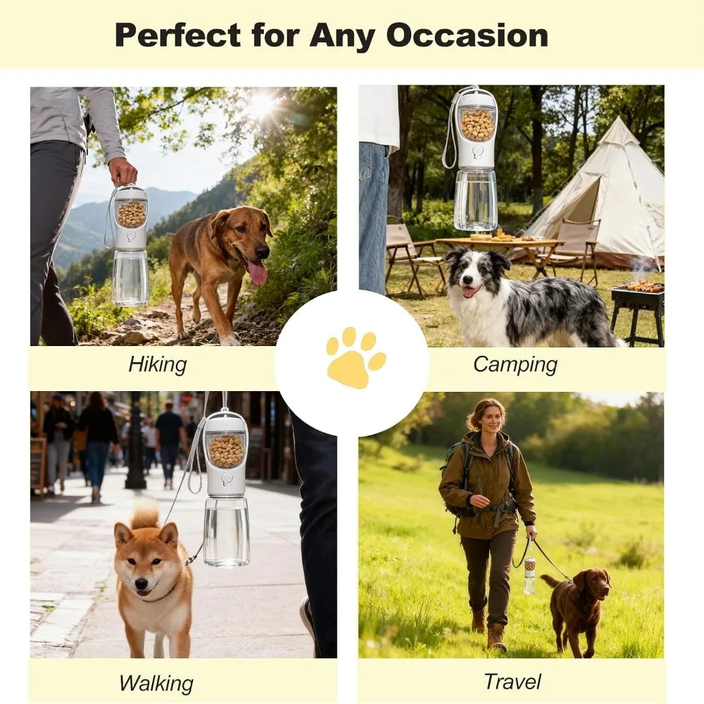 Dual-Action Portable Pet Hydration System