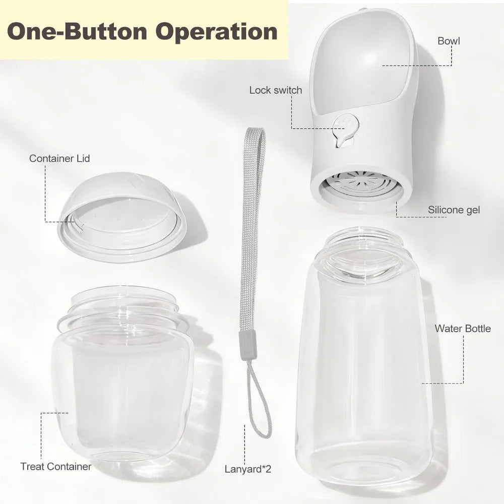 Dual-Action Portable Pet Hydration System