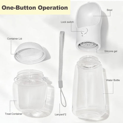 Dual-Action Portable Pet Hydration System