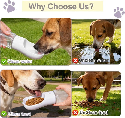 Dual-Action Portable Pet Hydration System